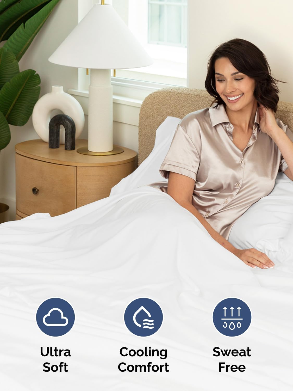 Ultra Soft Extra Deep Twin Sheet Set by Comfy Hotel | 3-Piece Breathable Cooling Bedding - Fits 18-24 Inch Mattresses - Wrinkle & Fade Resistant - White