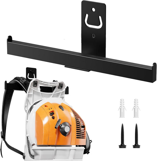 Backpack Leaf Blower Hanger by Heary Duty | Heavy-Duty Wall Mount for Garage Storage & Lawn Care Accessories