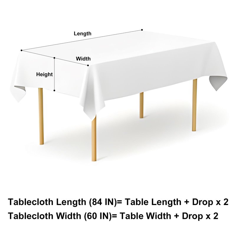 misaya Rectangle Waterproof Vinyl Table Cloth, Wipeable Tablecloth with Flannel Backing, Plastic Table Cover for Dinner, Picnic, Indoor and Outdoor (Flowers, 60" x 84")