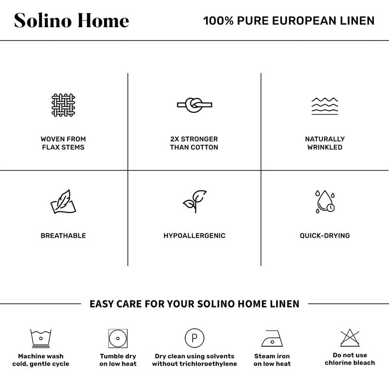 Solino Home Natural Linen Napkins Set of 4-100% Pure Linen Hemstitch Dinner Napkins 20 x 20 Inch for Spring, Summer, Mothers Day - Classic Hemstitch