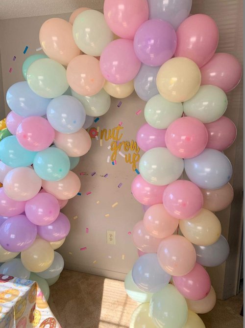 Brontothere Pastel Party Balloons 12 inches 100pcs Assorted Color Birthday Balloons Kid's Baby Shower Balloons