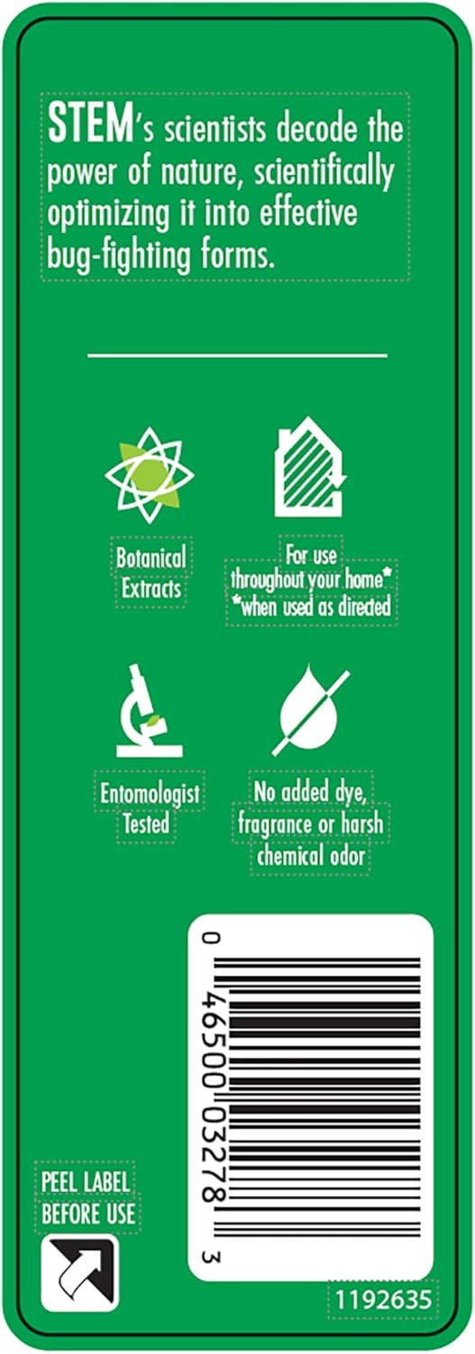 STEM Bug Spray - Plant-Based Insecticide for Ants, Roaches & Flies | 12 fl oz (Indoor & Outdoor Use)