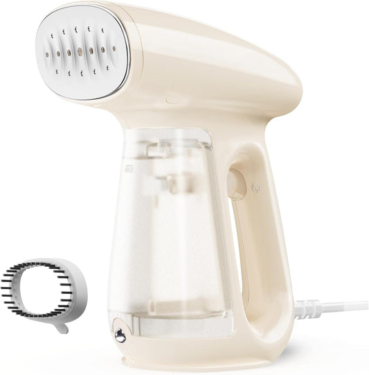 Bear Steamer Handheld Clothes Steamer - 1300W Powerful Fabric Wrinkle Remover | 230ml Tank, Fast Heat-Up