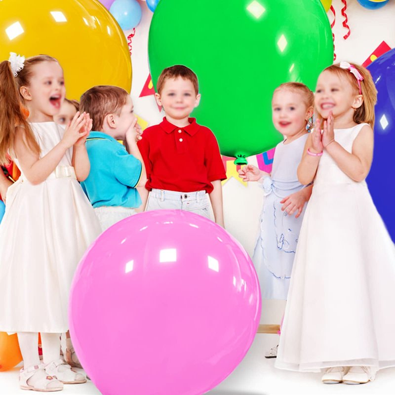9Pcs Big 36 Inch Balloons, assroted giant balloon, Latex Ballons, Large Balloons for Birthday Wedding Party Decorations.