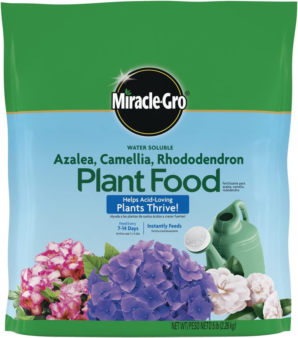 Miracle-Gro Plant Food - Water Soluble Fertilizer for Azaleas, Camellias & Rhododendrons | 5 lb.
