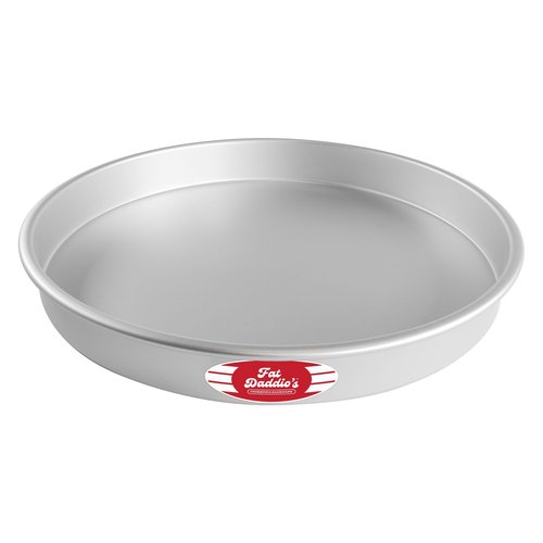 Fat Daddio's Round Cake Pan, 18 x 2 Inch, Silver