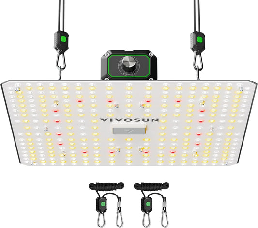 VIVOSUN LumaLight 100W LED Grow Light - Full Spectrum, Smart Dimmable for Indoor Plants & Seedlings | Fits 2x2/2x4 Tents