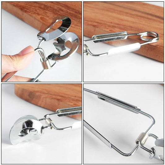 Luxshiny 6 Pcs Stainless Steel Escargot Tongs Snail Tong Food Serving Clips with Ergonomic Handles for Kitchen Dining and Seafood Serving