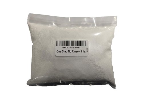 FastRack Home Brew Ohio One Step The Original No Rinse Brewing Cleanser, Powder is the Perfect Carboy Cleanser, Wine Making Cleanser or Beer Line Cleaner Powder, White, 1 lbs