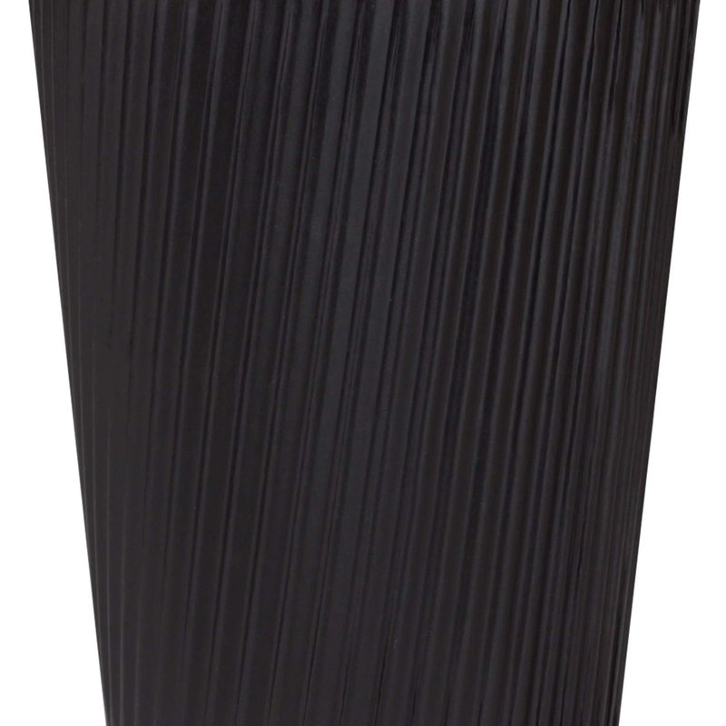 Karat 8 oz Ripple Insulated Coffee Cup [500 Count] Black Disposable Paper Hot Cup, Sturdy and Leak Proof, 80mm, No Lids