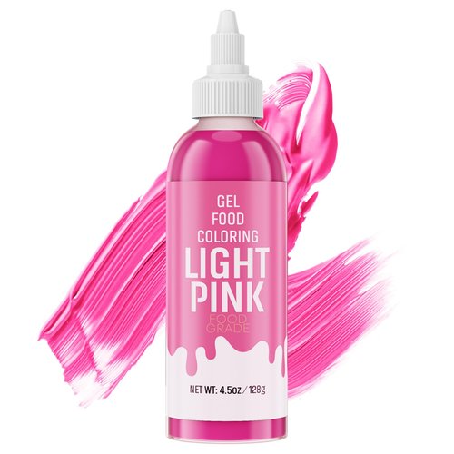 Easter Egg Food Coloring Gel for Baking Cake Food Coloring 4.5OZ - Light Pink