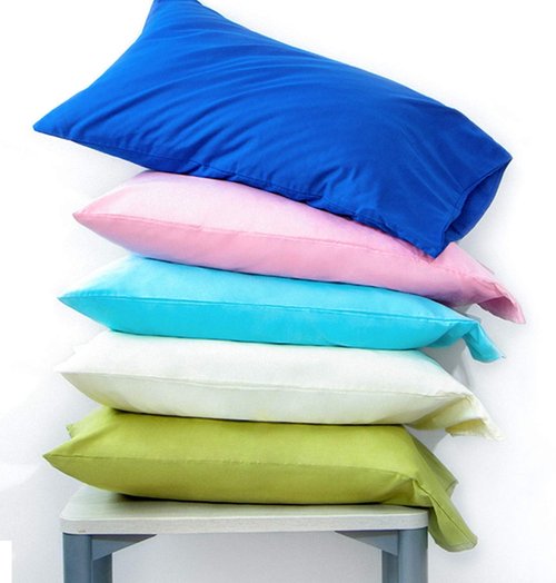 FLXXIE Pillow Cases - Soft Microfiber Standard Size Pillow Covers | Wrinkle & Stain Resistant, 2-Piece Set, 20x26, Orange