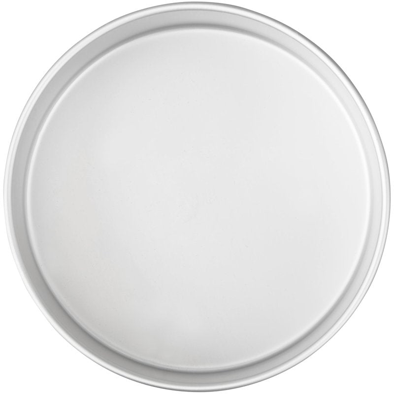 Wilton Aluminum Round Cake Pan, Extra-Deep Bakeware for Layered Cakes, Durable, Even Heating, Rust-Resistant, Professional Quality, 8 x 3 in, Packaging May Vary
