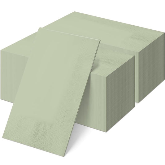 Sage Green Tablecloth and Napkins Set