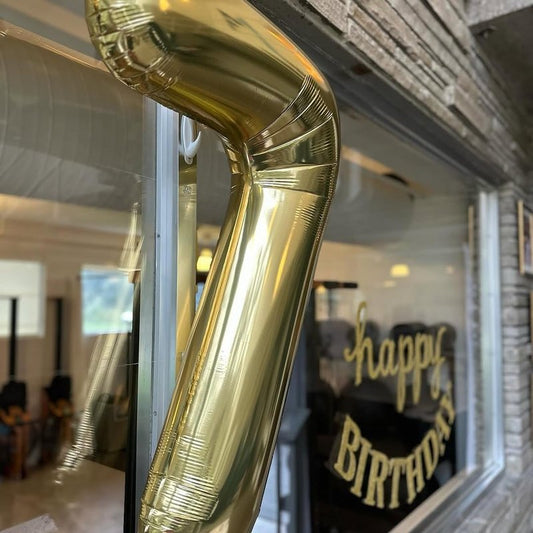 Champagne Gold 4 Balloon, Number Balloons 40 Inch, Light Gold 4th Birthday Decorations for Girls Four Large Numbers for Party Decor, Number 4 Balloon