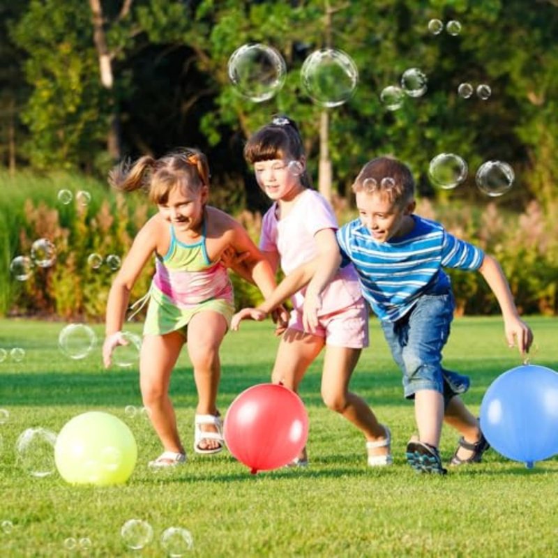 Punch Balloons 26Pcs, Colorful Punching Balloons Heavy Duty, Bounce Balloon with Rubber Band Handle for Ourdoor Games Birthday Party