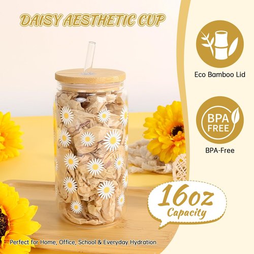 Daisy Gift Box for Women & Teen Girls – Self Care Gift Set, Cheer Up, Thinking of You & Get Well Soon Care Package for Mum, Sister, Daughter, Best Friend, Birthday Gift Basket &Thank You Gifts for Her