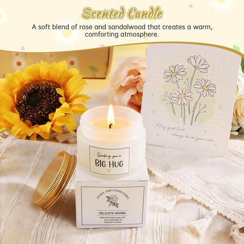 Daisy Gift Box for Women & Teen Girls – Self Care Gift Set, Cheer Up, Thinking of You & Get Well Soon Care Package for Mum, Sister, Daughter, Best Friend, Birthday Gift Basket &Thank You Gifts for Her