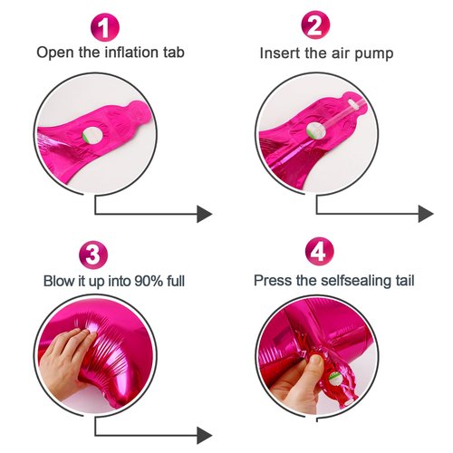 Hot Pink Number 11 Balloons 40 inch, 11 Number Balloons, 11th Birthday Decorations for Girls 11 Year Old Hot Pink Party Supplies