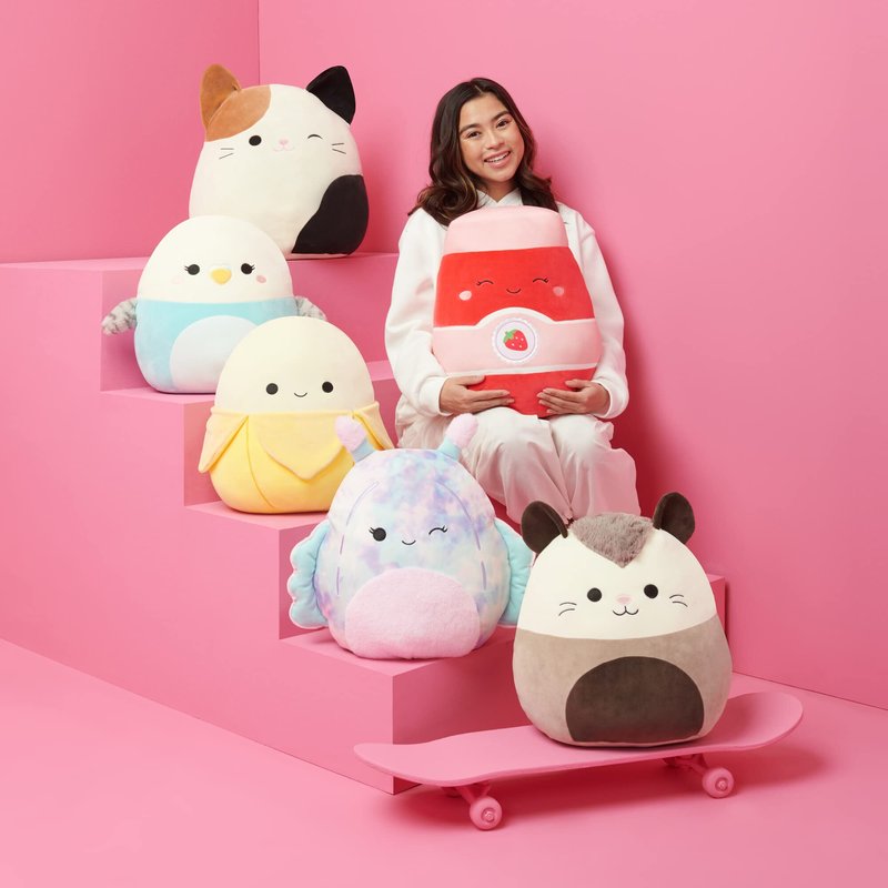 Squishmallows Original 12in Rudolph The Red-Nosed Reindeer Spotted Elephant – Official Jazwares Plush (Medium-Sized)