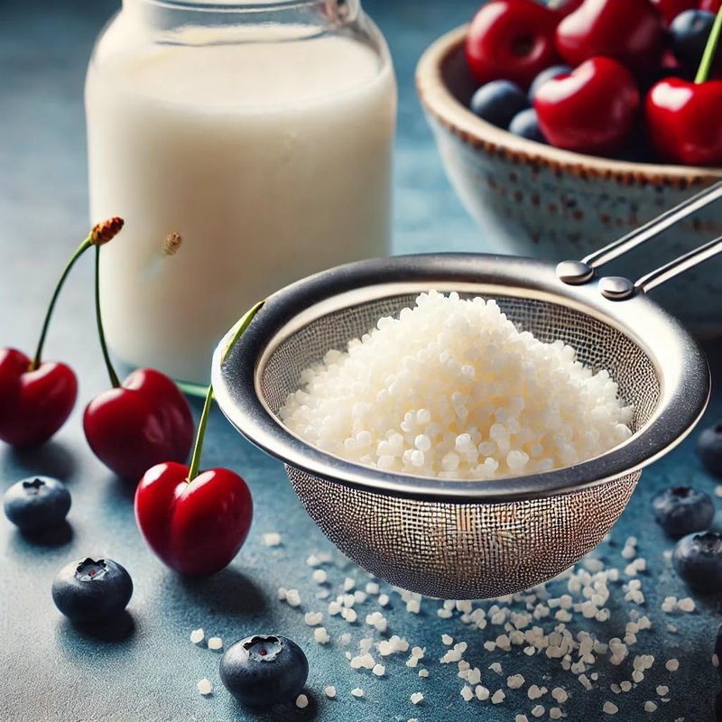 Milk Kefir Grains Starter Bulgaros de Leche, Pajaritos de Leche Fast Growth Culture Start your Homenade Fermentation experience with Fresh Live Active Probiotics Cultures Make fresh Drink at home 1 TABLESPOON KETO friendly