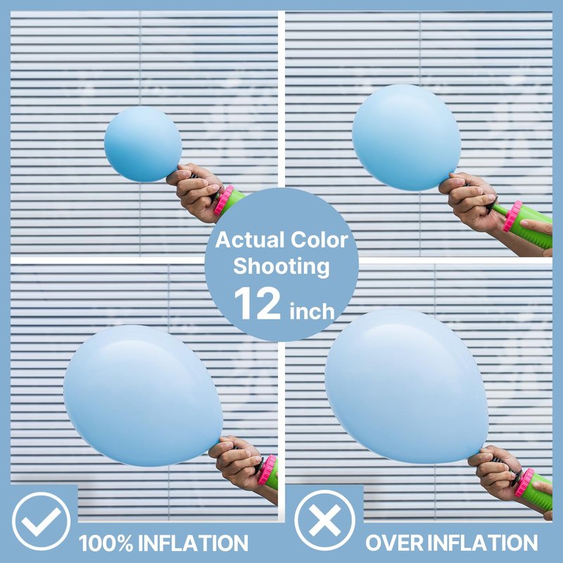 PartyWoo Blue Balloons 100pcs 12 Inch Latex Helium Balloons for Birthday Gender Reveal Wedding Anniversary Baby Shower Graduation Bachelorette Beach Dog Retirement Party Decorations Blue-Y4