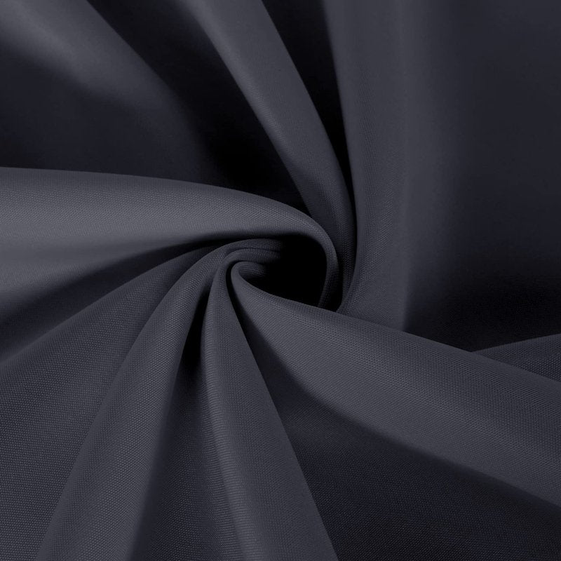 sancua 2 Pack Dark Grey Tablecloth 60 x 102 Inch, Rectangle 6 Feet Table Cloth - Stain and Wrinkle Resistant Washable Polyester Table Cover for Dining Tables, Buffet Parties and Camping