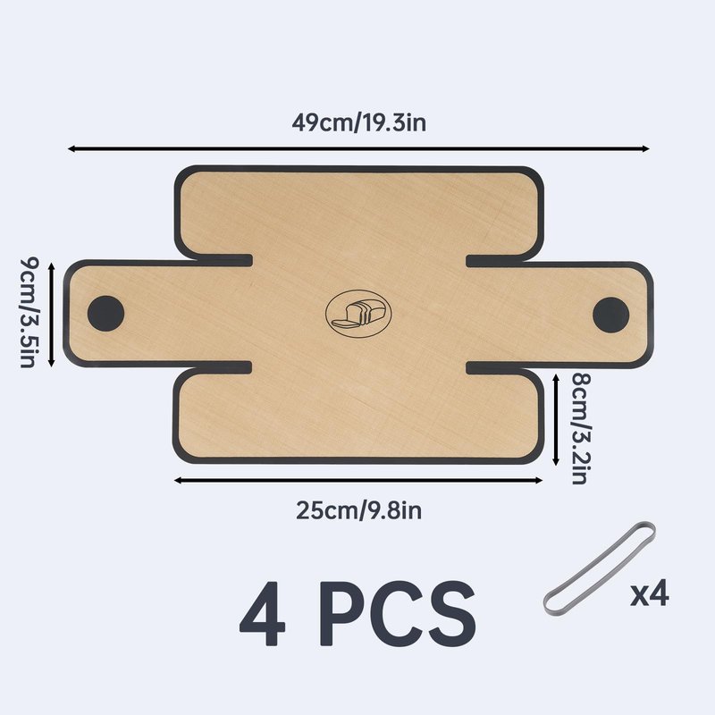 NiHome 4-Pack Silicone Bread Loaf Pan Liners, Reusable and Nonstick Silicone Bread Sling, Fit for 9x5, 9.5x5, and 10x5 Inch Loaf Pans, Dishwasher Safe, Easy to Clean (Brown)