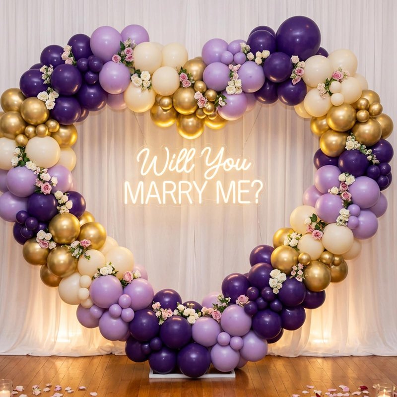 RUBFAC Dusty Purple Balloons 129pcs Different Sizes Pack of 18 12 10 5 Inch, Latex Light Lavender Lilac Purple Balloon Garland Arch Kit for Wedding Baby Shower Gender Reveal Birthday Party