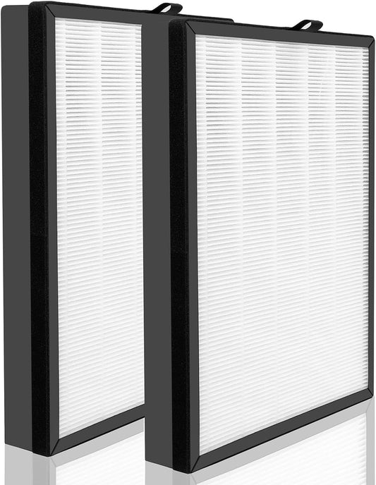 Puroair 2-Pack Replacement Air Filter - H14 4-Stage Filtration with Activated Carbon