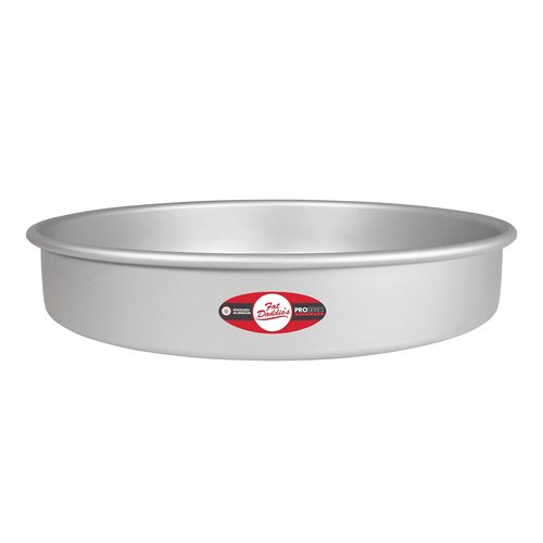 Fat Daddio's Round Cake Pan, 18 x 2 Inch, Silver