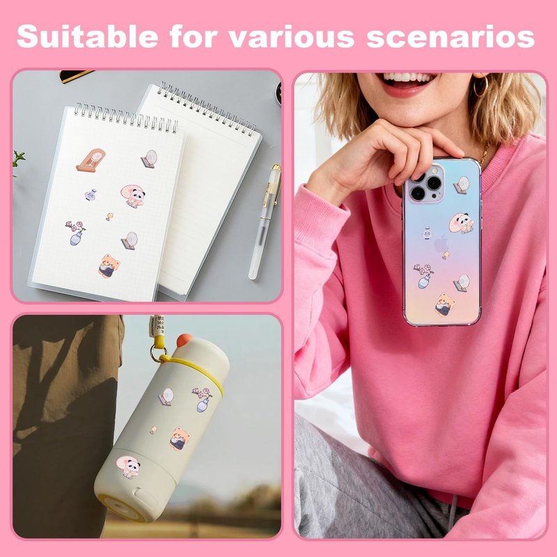 SZXYCZL Cute Miniature Scene 14 Sets DIY 3D Stickers Scene Book Multiple Scenarios, Make You Own Mini House Sticker Therapy for Teen Adult Relief Pass The Time-Cute Land