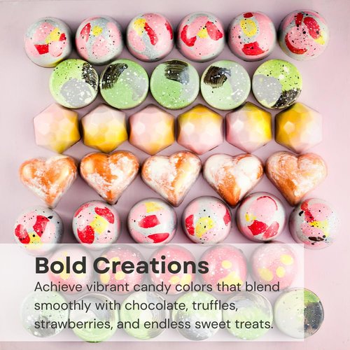 Chefmaster Napa Red Candy Color | True-Tone Shades | Oil-Based | Professional-Grade Dye | Chocolate, Strawberries, Cake Pops | Decorating | Easy-to-Use | Manufactured in the USA | 2 oz