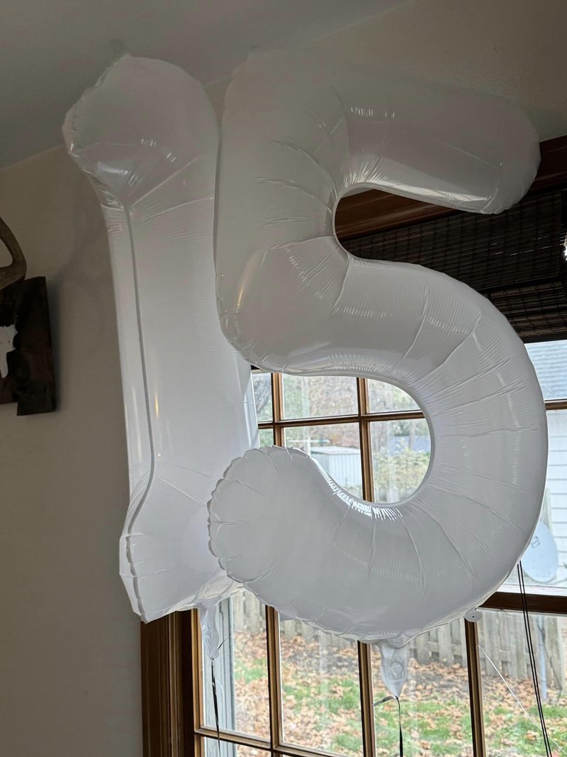 White Number 10 Balloon 40 inch, 10 Number Balloons, 10th White Birthday Decorations for Girls Boys, 10 Year Old Party Supplies