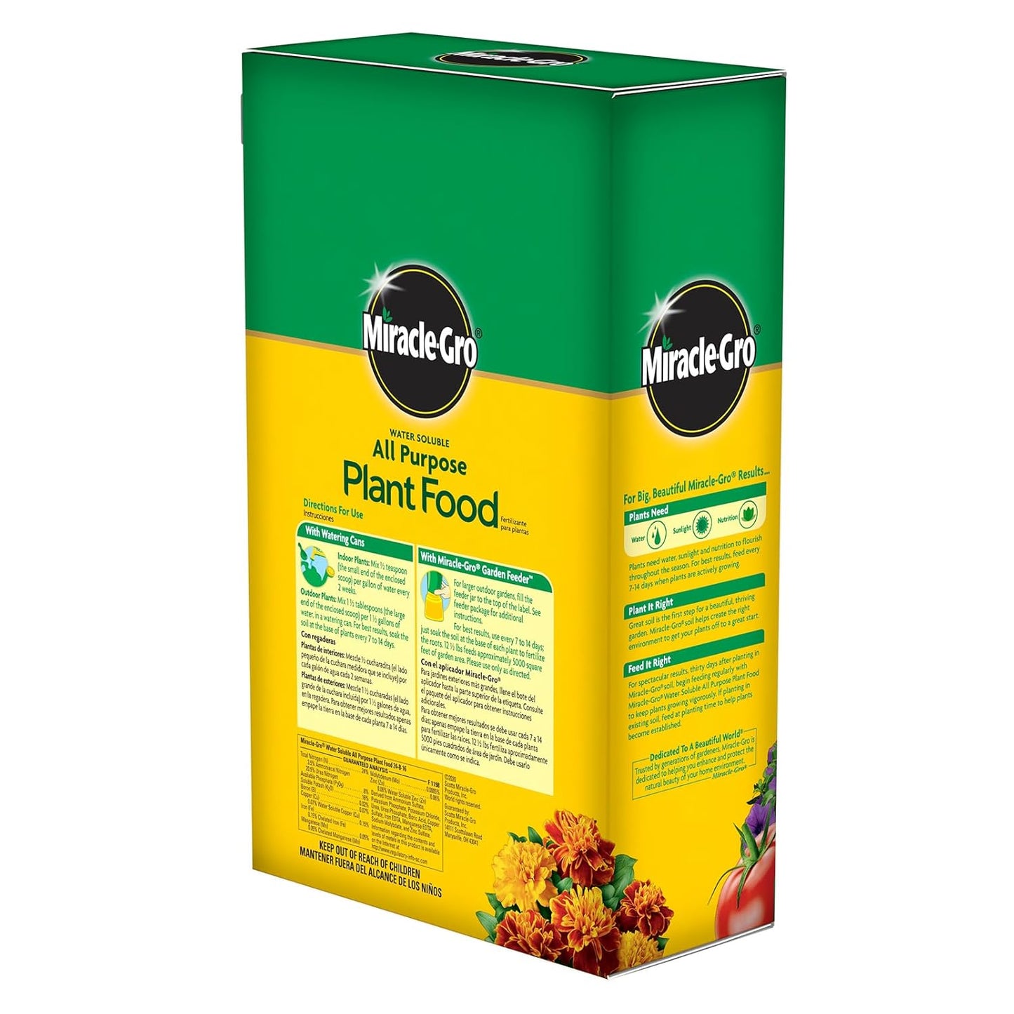 Miracle-Gro Water Soluble All Purpose Plant Food - Fertilizer for Indoor & Outdoor Plants | 12.5 lbs