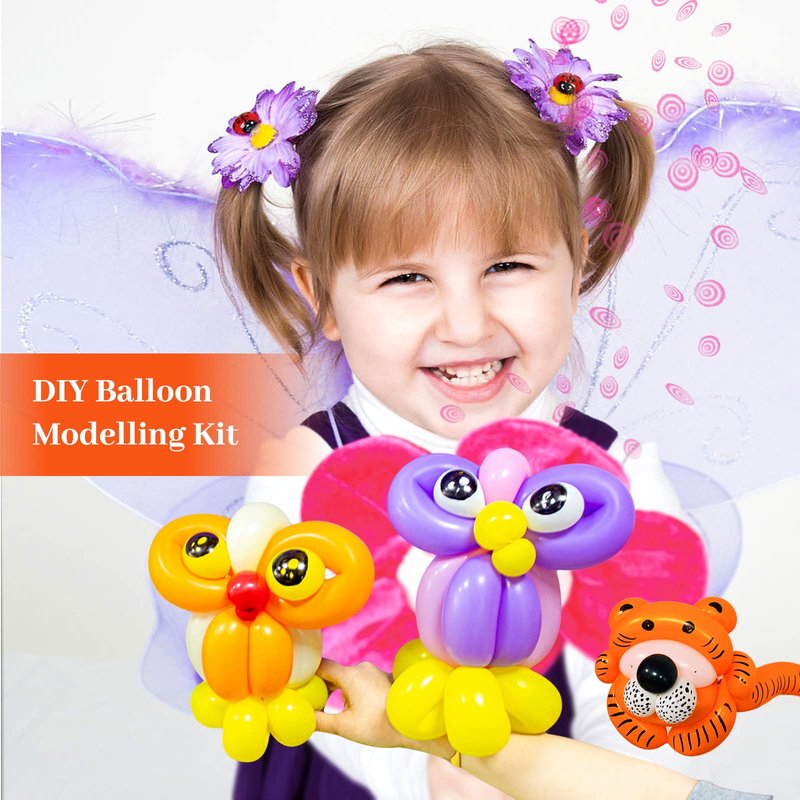 Black 260 balloons, Thickening Latex Black 260q Balloons for Animal Model, 100pcs Long Twisting Balloons for Halloween Xmas Presents, Animal Shape Weddings, Birthdays Clowns.