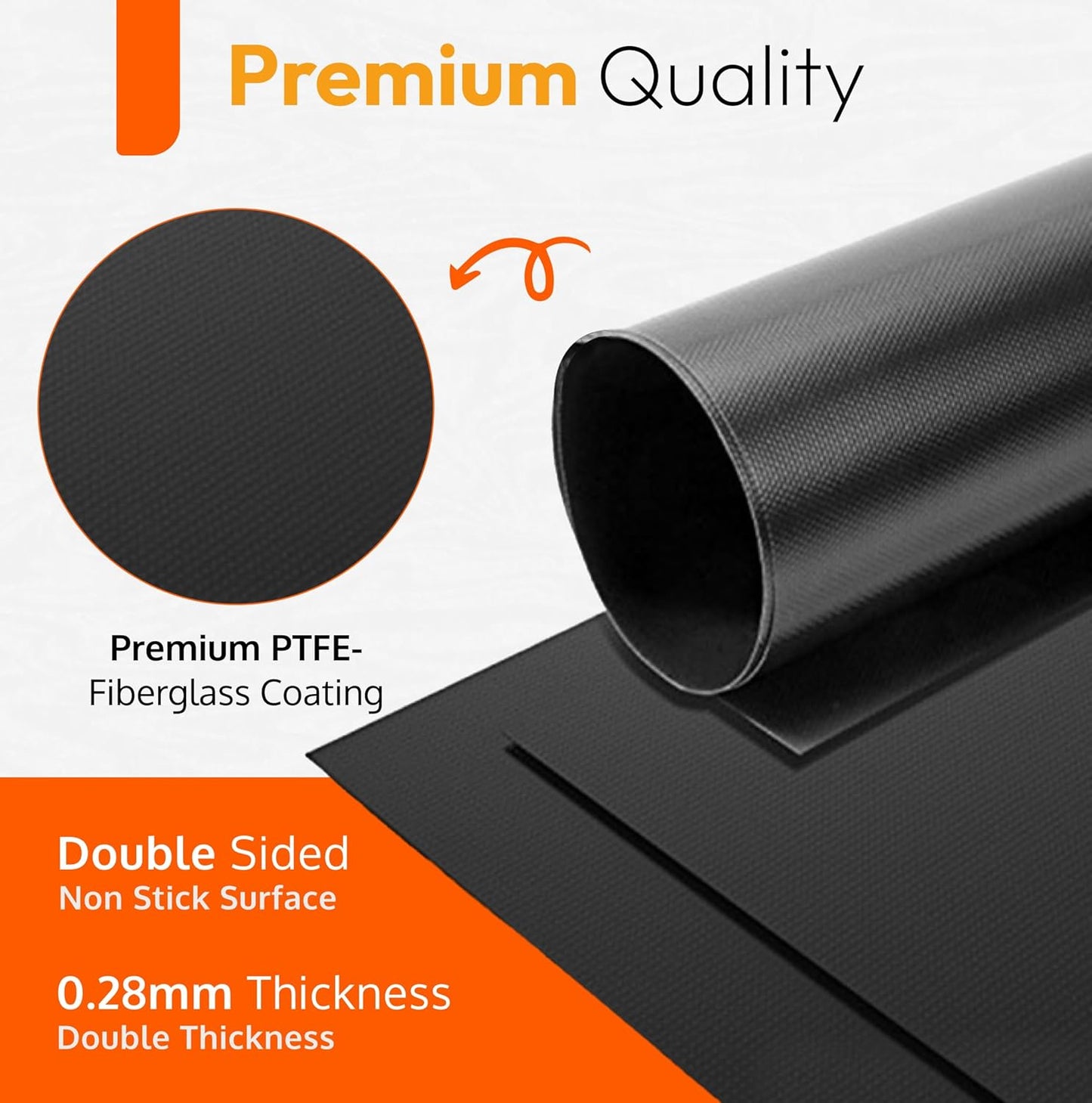 Skiennix Oven Liners | Heavy-Duty Non-Stick Mats - 17” x 25” | BPA & PFOA Free, Easy Clean & Heat Resistant - 2 Pack