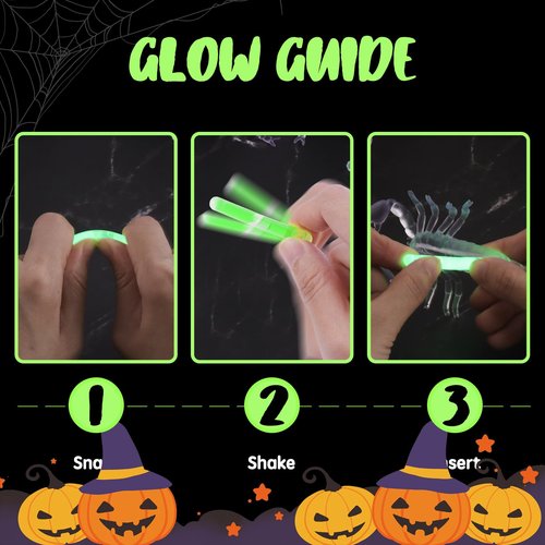 JDSTY Easter Party Favors Glow Sticks for Kids,Glow Sticks Easter Glow in the Dark Party Supplies Christmas Stocking Stuffers Party Favors Gifts Games