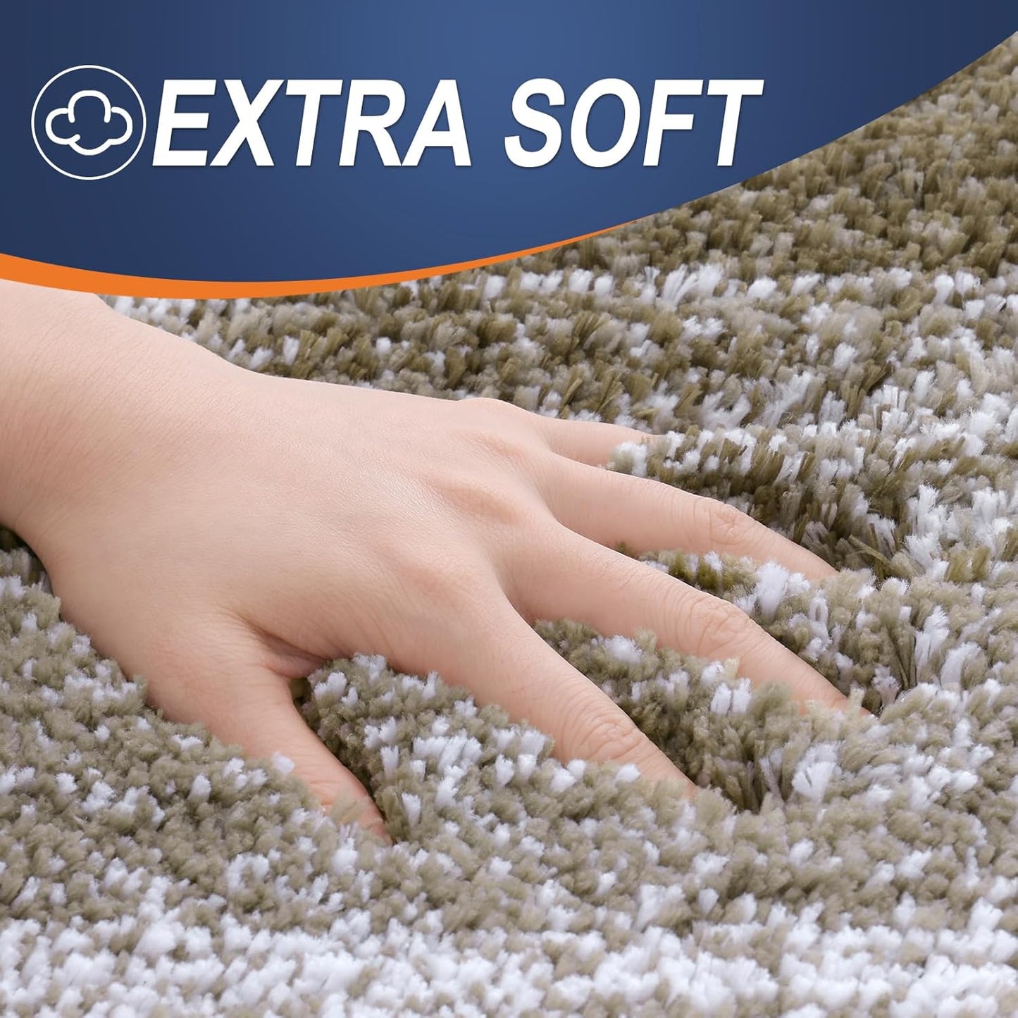 OLANLY Bathroom Runner Rug - Extra Soft Absorbent Microfiber Mat 44x24 | Quick Dry, Rubber Backing, Coffee Color