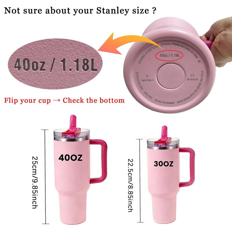 ANTAND 2 Pack Detachable Flip Straw Lid Replacement for 40 oz Stanley Quencher H2.0 & ProTour, Leakproof Spill Proof Lids Straw Cover for Stanley Cup Accessories 40oz, Easy to Clean (Cream, Cream)