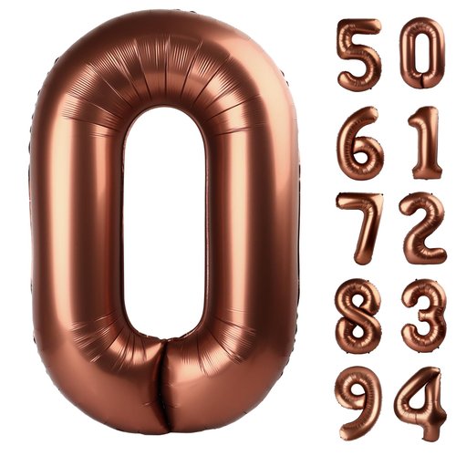 Dark Brown Number 28 Balloon 40 inch, Coffee Brown 28 Number Balloons, 28st Birthday Decorations, Chocolate 28 Year Old Women Men Party Supplies