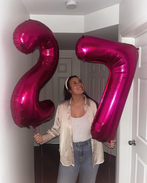 Hot Pink Number 11 Balloons 40 inch, 11 Number Balloons, 11th Birthday Decorations for Girls 11 Year Old Hot Pink Party Supplies