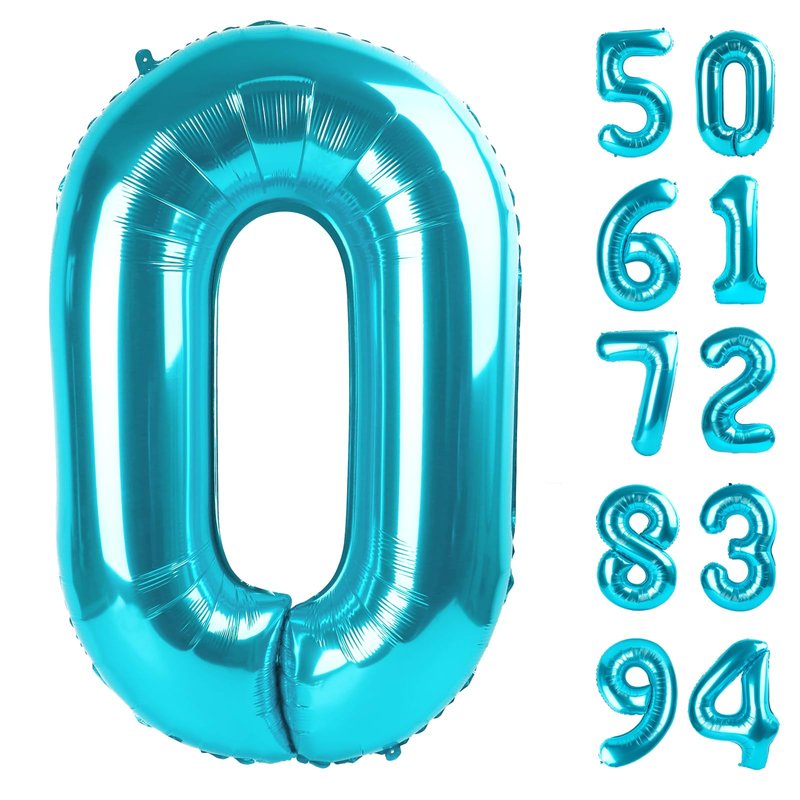 Blue Number 19 Balloon 40 inch, 19 Number Balloons, 19th Blue Birthday Decorations for Girls Boys Kids, 19 Year Old Blue Party Supplies