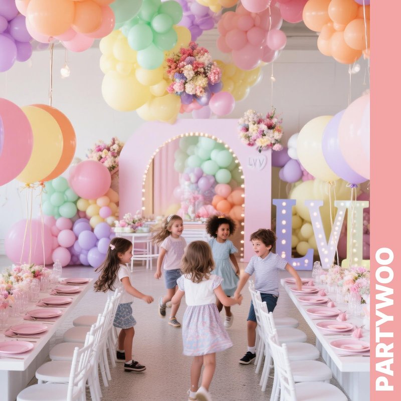 PartyWoo Pastel Balloons 66pcs 12 Inch Pastel Rainbow Latex Balloons for Baby Shower Gender Reveal Engagement Bachelorette Easter Bridal Shower Anniversary Retirement Birthday Party Decorations