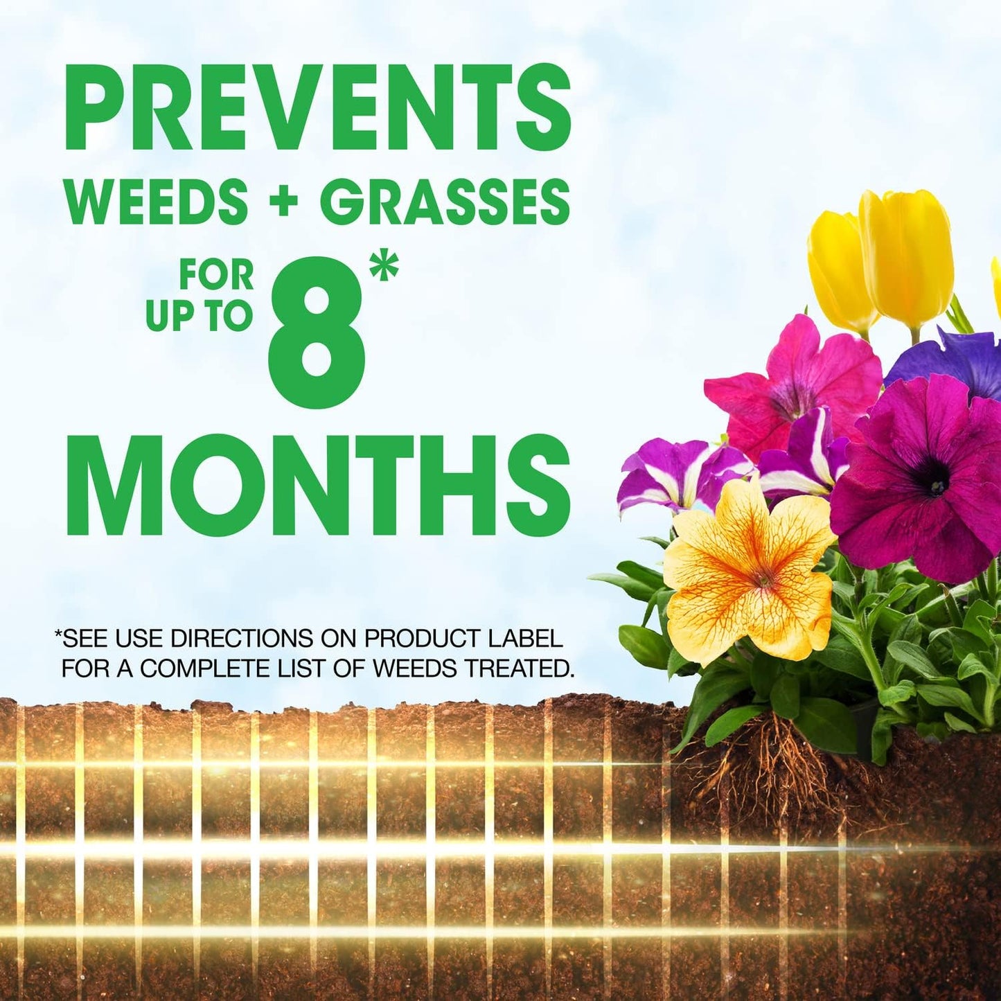 Roundup Weed Barrier Granules - Effective Weed Prevention Solution | 5.37 lbs.