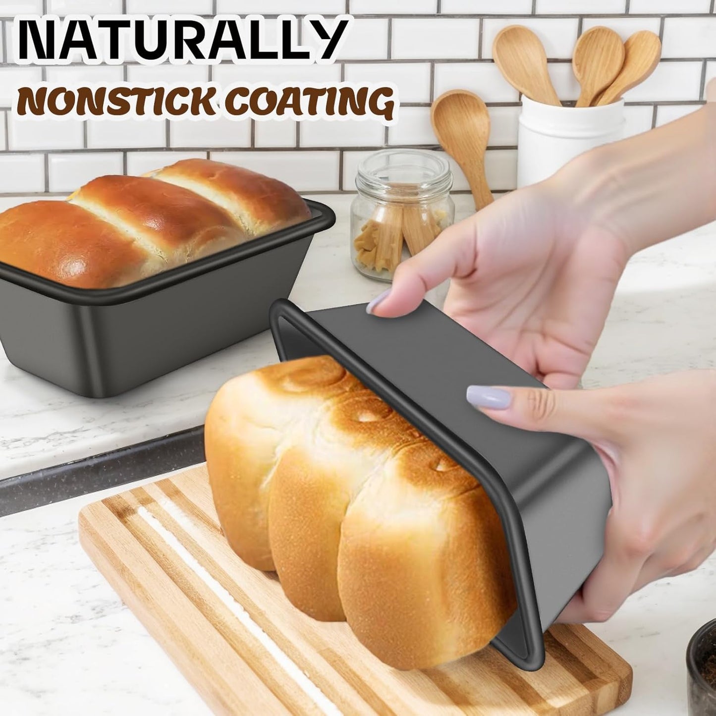 Skiennix Nonstick Baking Pans Set - Durable Bakeware for Effortless Cooking | 3-Piece Set