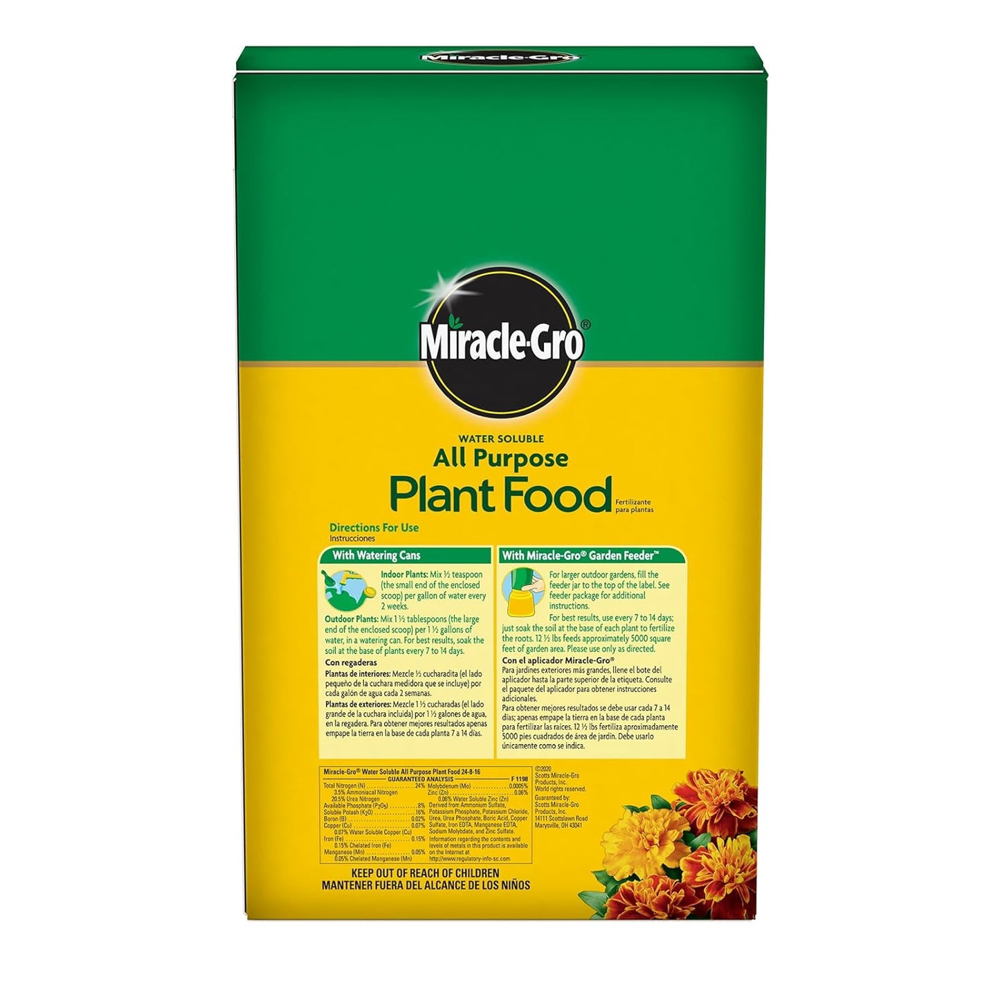 Miracle-Gro Water Soluble All Purpose Plant Food - Fertilizer for Indoor & Outdoor Plants | 12.5 lbs