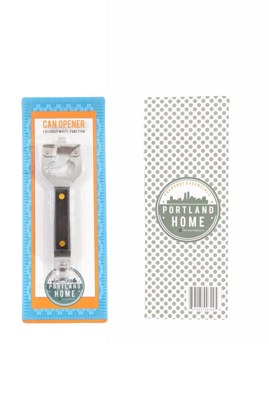 2 pack, Can Opener, Can Openers with Wood Handle, Magnet Stainless Steel Can Punch Tappers for Beers Beverages, Suitable for Camping and Traveling, Bottle Opener 3 way, stainless steel, wood handle,