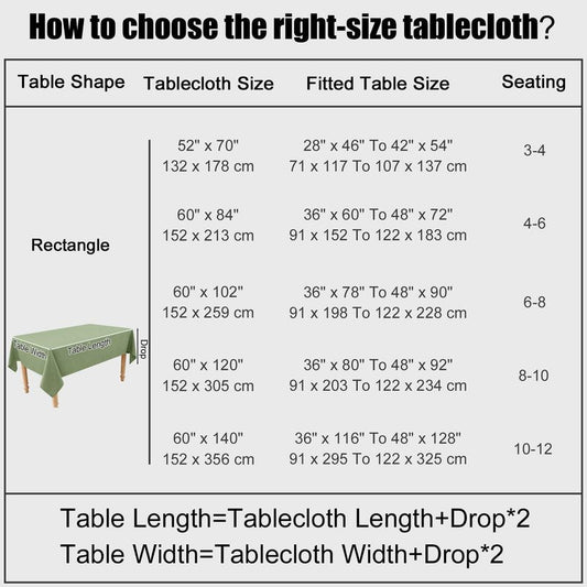 Smiry Rectangle Table Cloth Linen Textured, Waterproof Spillproof Anti-Wrinkle Burlap Tablecloth, Washable Decorative Fabric Table Cover for Dining, Party, Banquet, 52 x 70 Inch, Sage Green