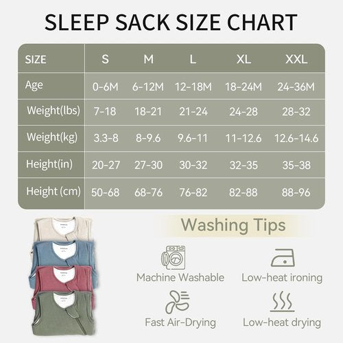 BubblePanda Bamboo Sleep Sack - Supersoft 0.5 Tog Toddler Wearable Blanket | 18-24 Months, Lightweight & Breathable